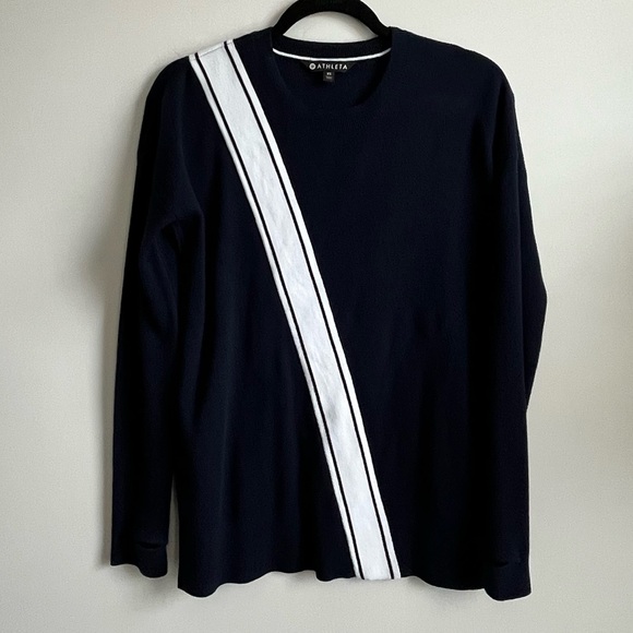 Athleta Streetwise Sweater, Navy size XS - Picture 3 of 8